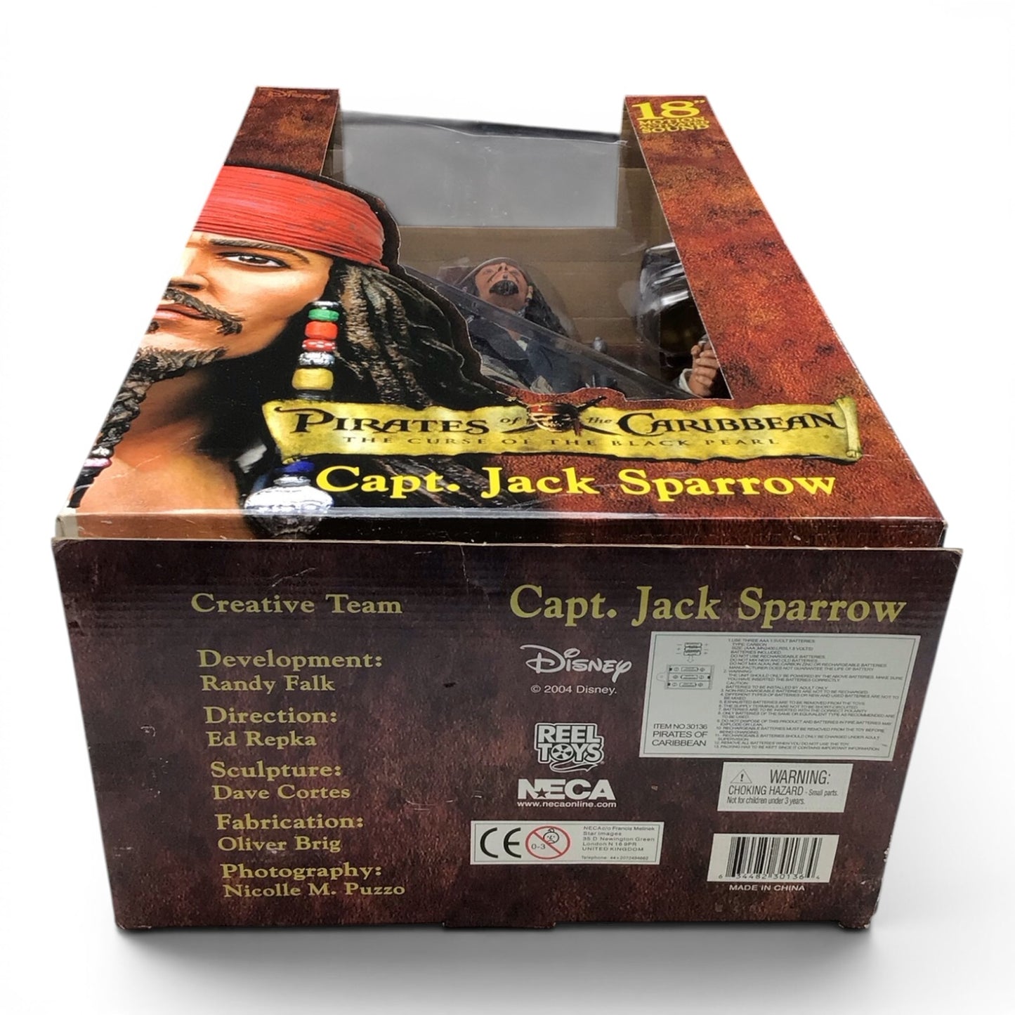 Pirates of the Caribbean Capt. Jack Sparrow 18" Figure - Black Peal