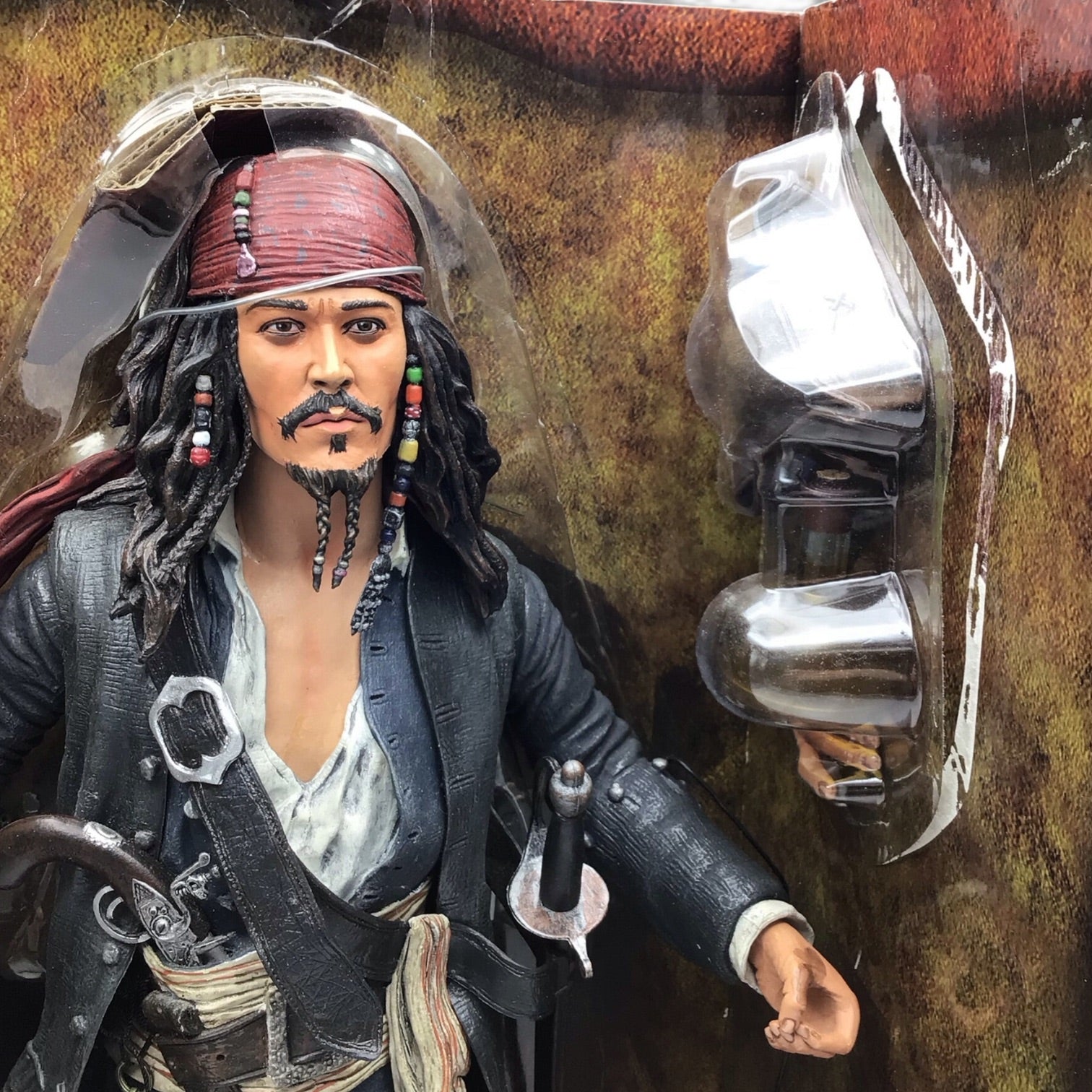 Pirates of the Caribbean Capt. Jack Sparrow 18" Figure - Black Peal