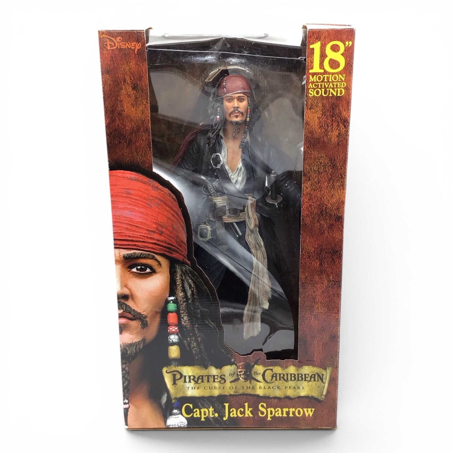 Pirates of the Caribbean Capt. Jack Sparrow 18" Figure - Black Peal