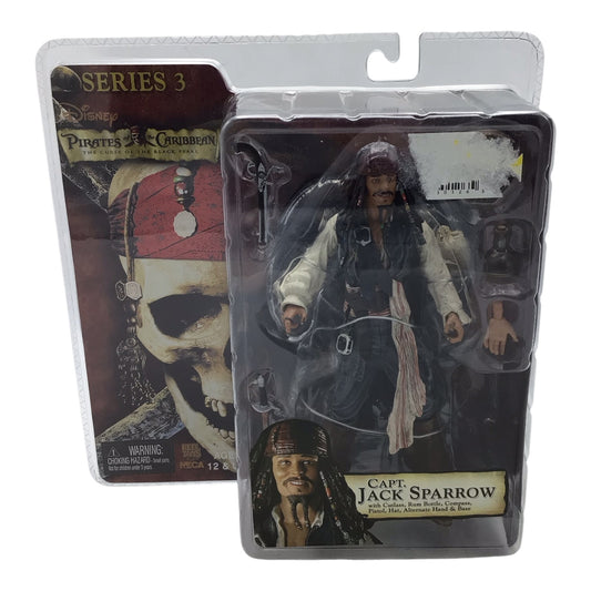 Pirates of the Caribbean Capt. Jack Sparrow Series 3 Figure - NECA