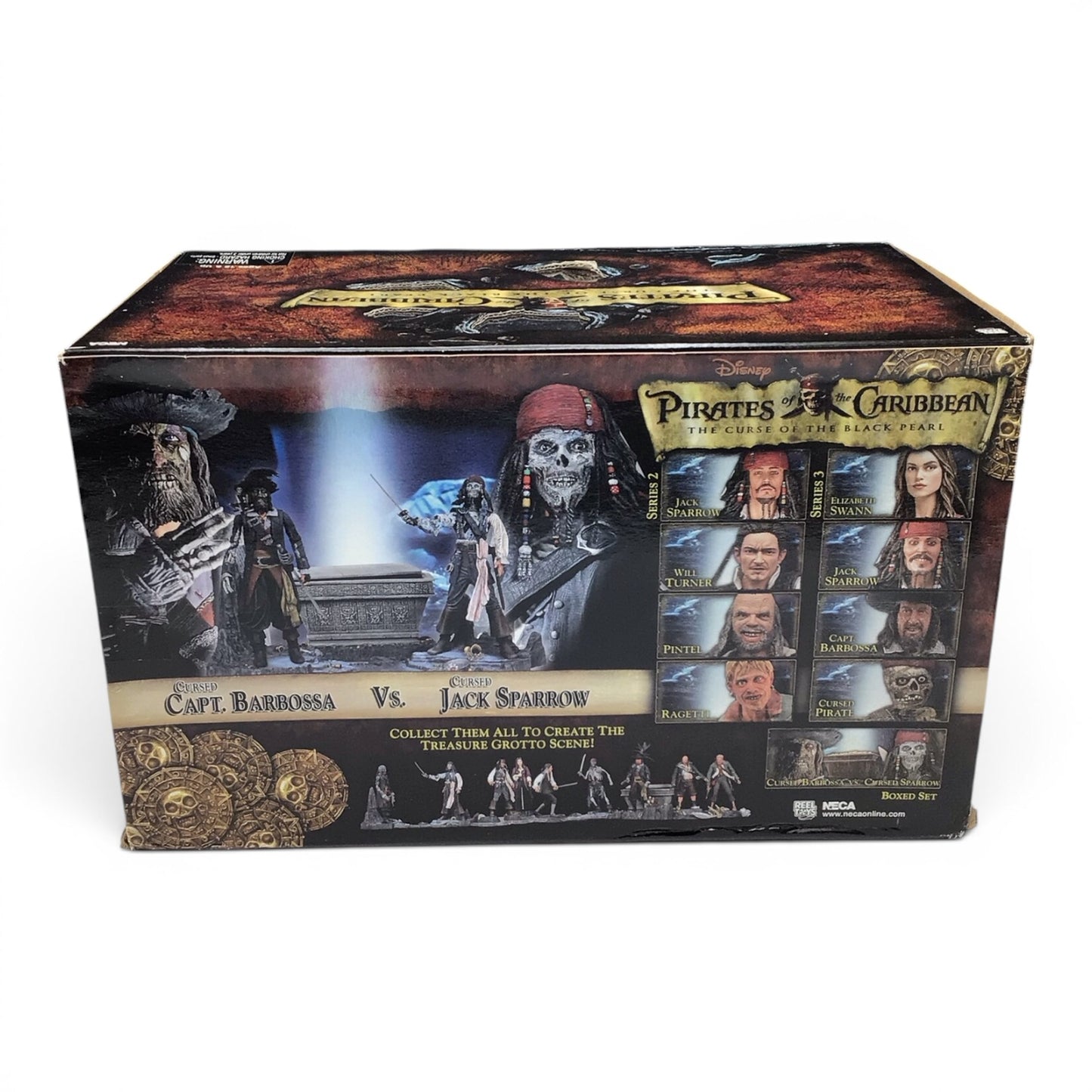 Pirates of the Caribbean - Cursed Barbossa vs Cursed Sparrow Diorama