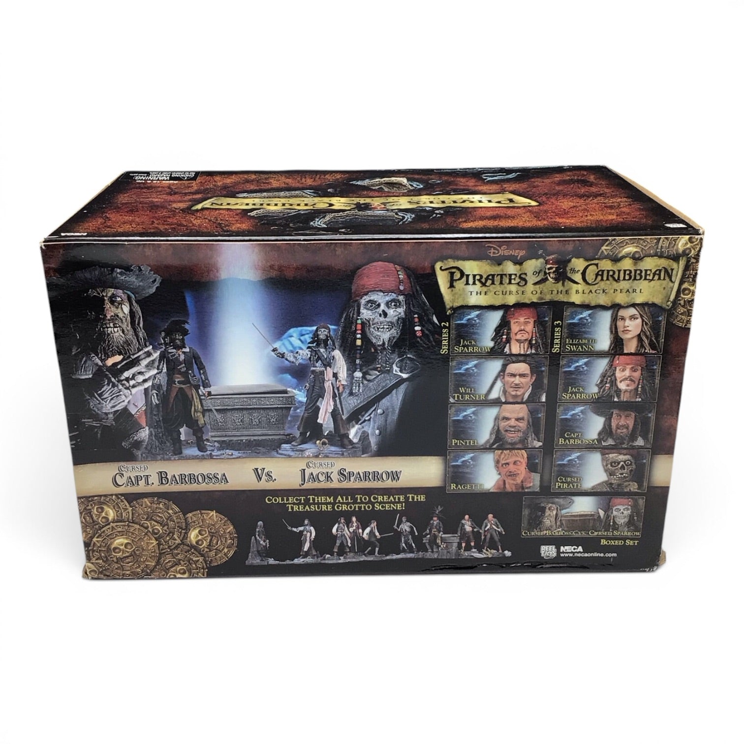 Pirates of the Caribbean - Cursed Barbossa vs Cursed Sparrow Diorama