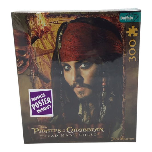 Pirates of the Caribbean Dead Man's Chest Jack Sparrow Puzzle 300pc - New in Box
