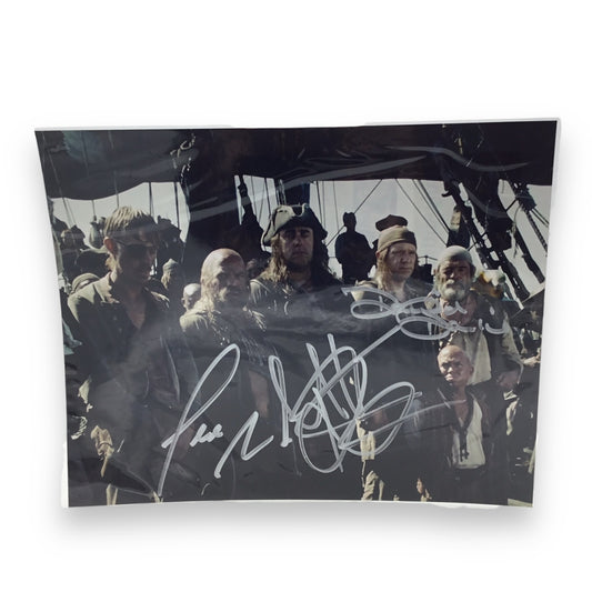 Pirates of the Caribbean - Lee Arenberg, David Bailie, & Martin Klebba Autographed Photo