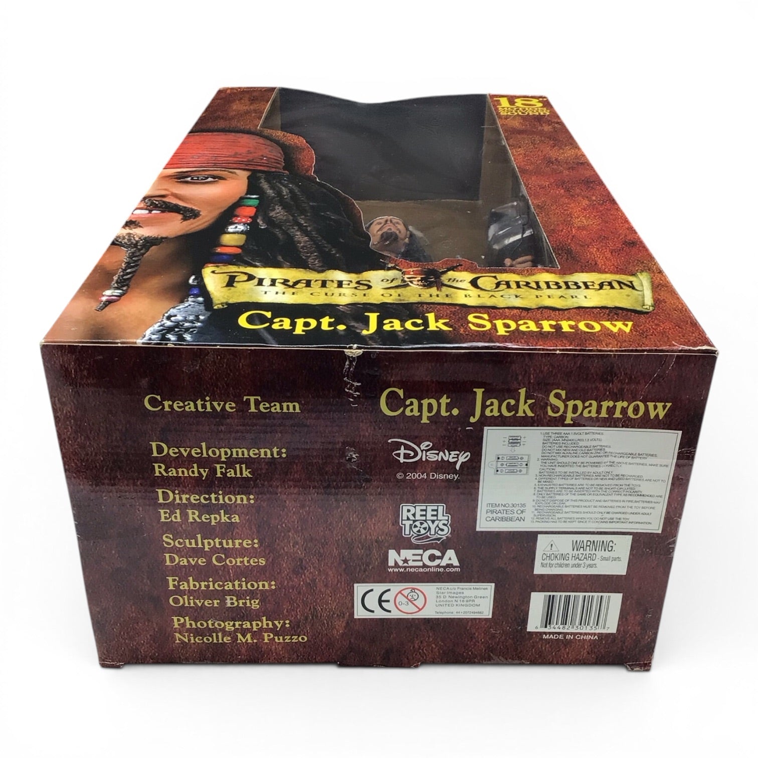 Pirates of the Caribbean Smiling Jack Sparrow 18" Figure - Black Pearl