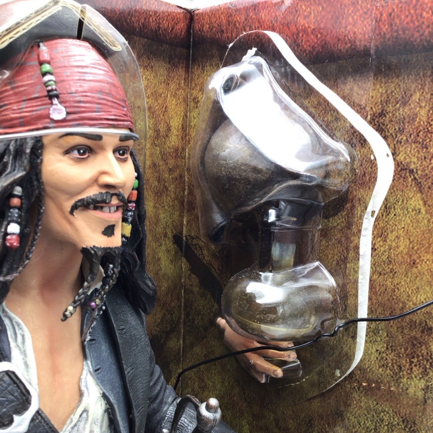 Pirates of the Caribbean Smiling Jack Sparrow 18" Figure - Black Pearl