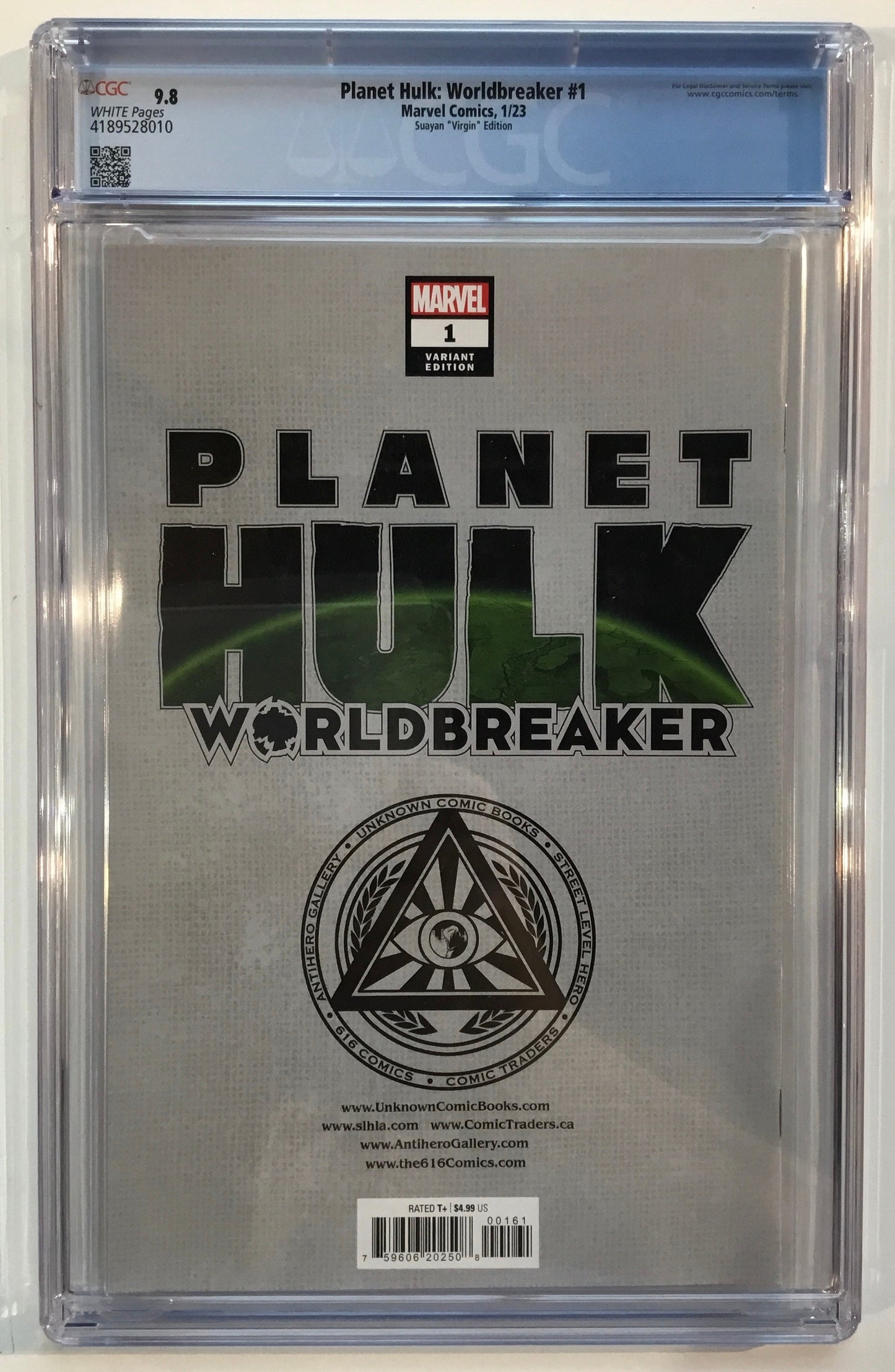 Planet Hulk: Worldbreaker #1 Virgin Exclusive CGC 9.8 - Marvel 2023 - Mico Suayan cover