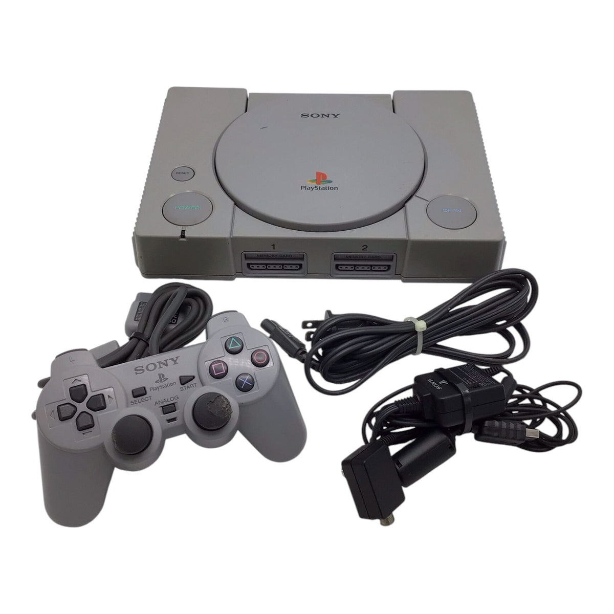 PlayStation SCPH-5501 w/ Cables & Controller - Tested/Working
