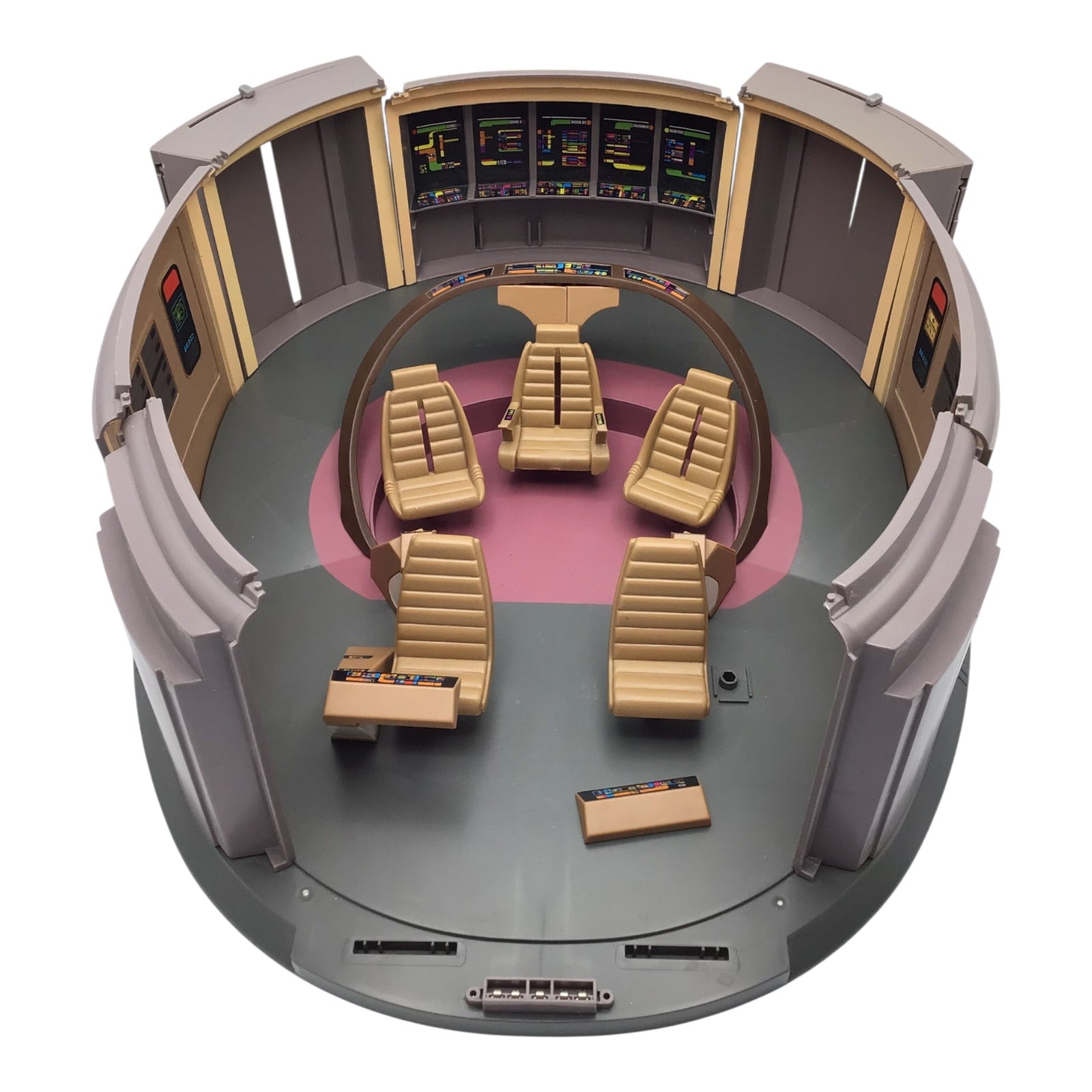 Playmates 1993 Star Trek: The Next Generation Bridge Playset – Vintage Enterprise Bridge Toy (Incomplete)