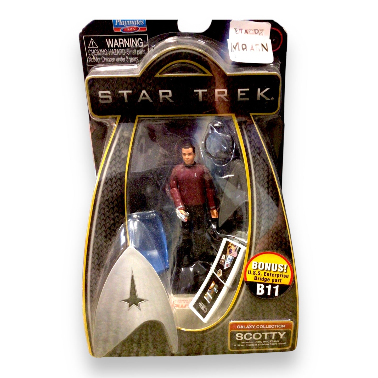 Playmates Star Trek (2009) Galaxy Collection Action Figures - Set of Three