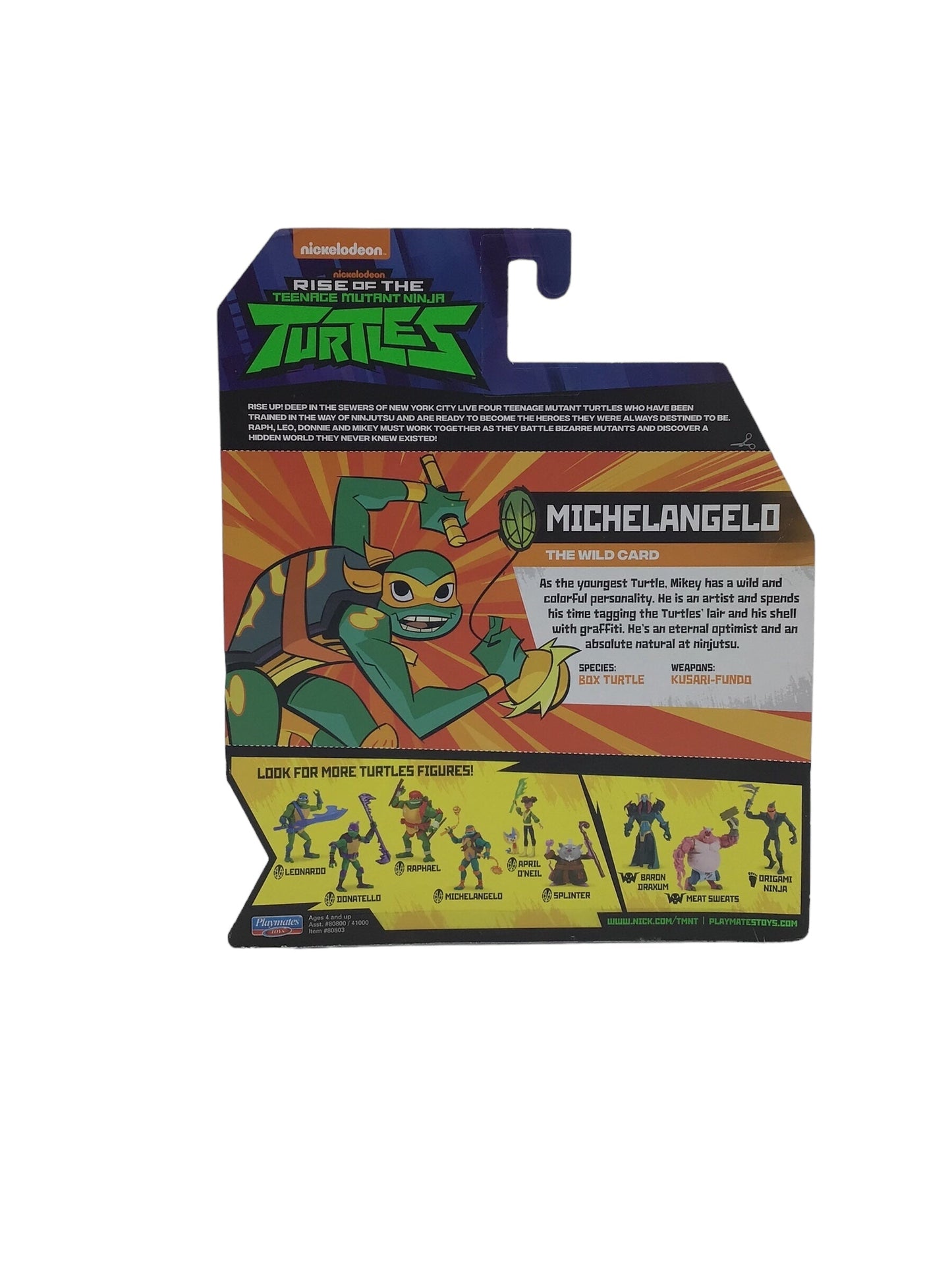 Playmates Toys Michelangelo 4 inch Action Figure