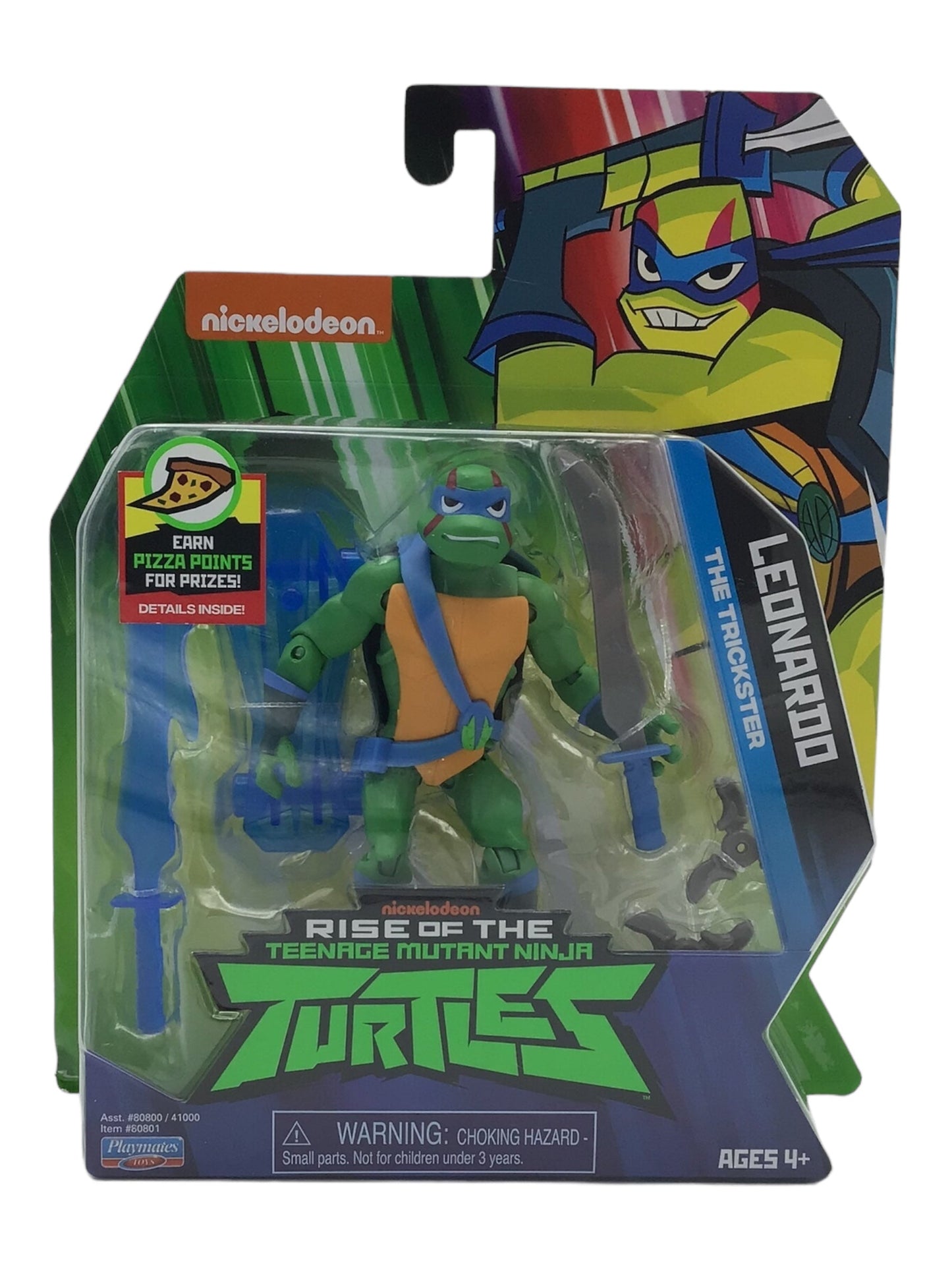 Playmates Toys Rise of the Teenage Mutant Ninja Turtles Leonardo 4.5 inch Action Figure