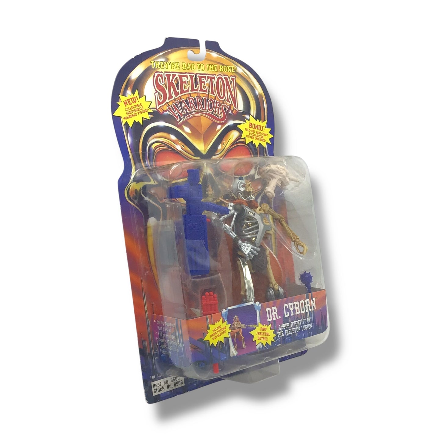 Playmates - Vintage Dr. Cyborn Action Figure | Skeleton Warriors