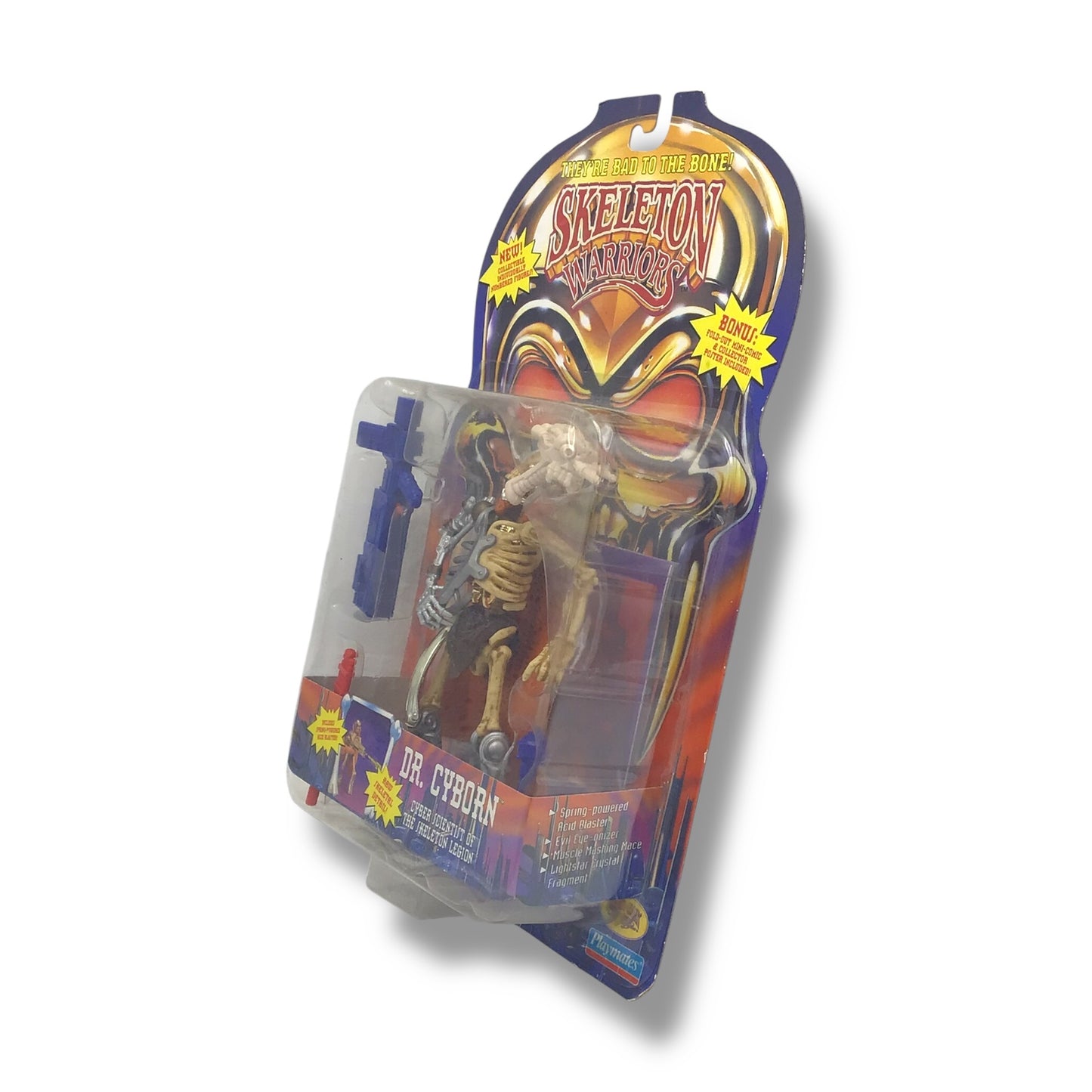 Playmates - Vintage Dr. Cyborn Action Figure | Skeleton Warriors