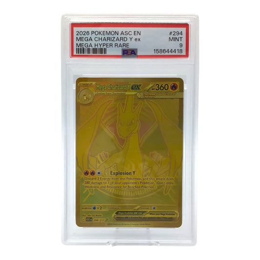 Pokemon ASC EN Mega Charizard Y ex - PSA Graded 9 MINT