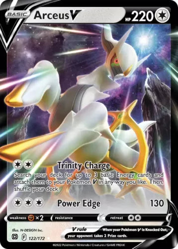Pokemon Brilliant Stars Arceus V 122/172