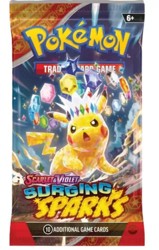 Pokemon Cards - Scarlet & Violet: Surging Sparks - BOOSTER PACK [10 Cards] - New