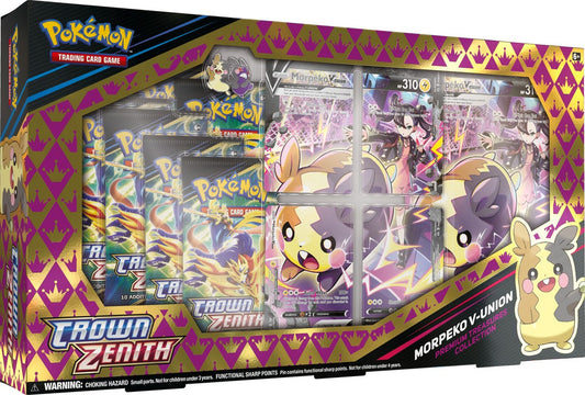 Pokemon Crown Zenith Premium Treasures Collection Morpeko V-UNION