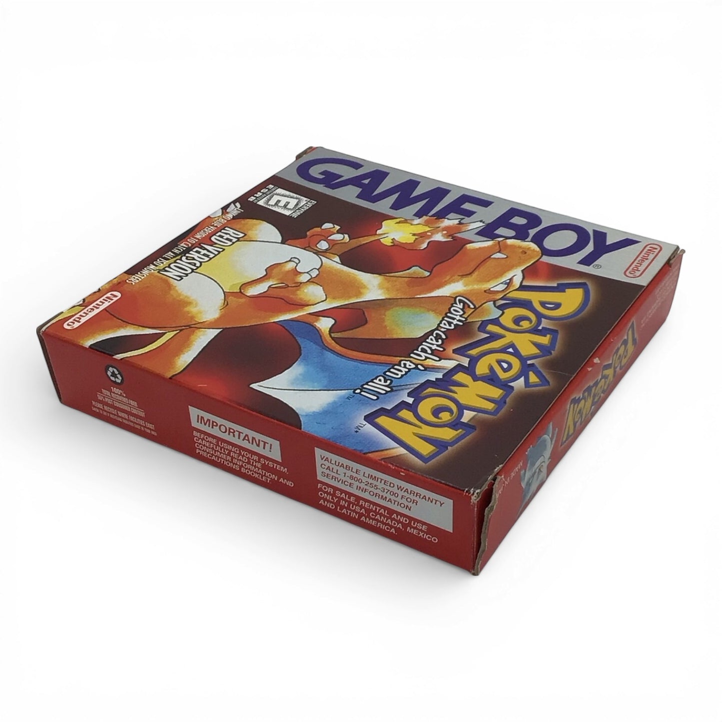 Pokemon Red Version 1998 - Complete with Box & Manuals, Tested