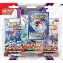 Pokemon Scarlet and Violet 4 Paldea Evolved 3-Pack Blister