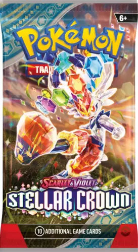 Pokemon Scarlet and Violet Stellar Crown Booster Pack [SV07]