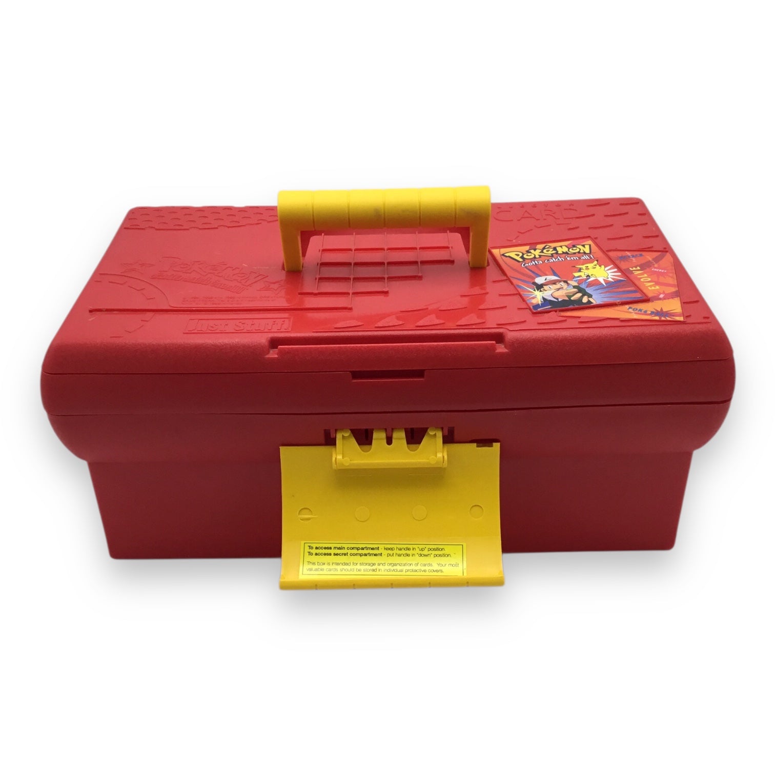 Pokemon Vintage 'Just Stuff' Collector's Case - Bulk Card Storage 1995