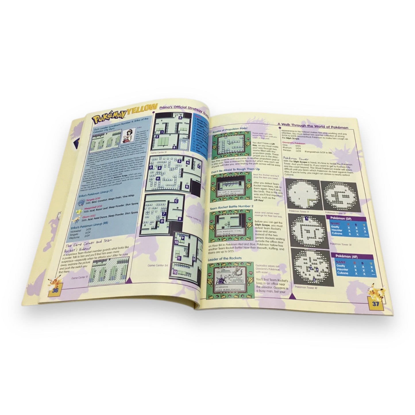 Pokemon Yellow Official 1999 Prima Strategy Guide Pikachu Edition