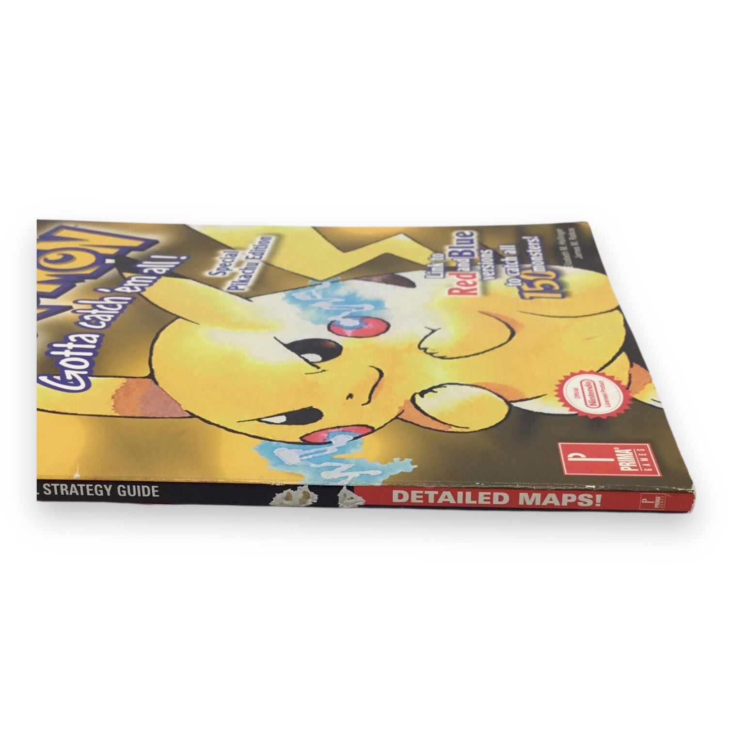 Pokemon Yellow Official 1999 Prima Strategy Guide Pikachu Edition