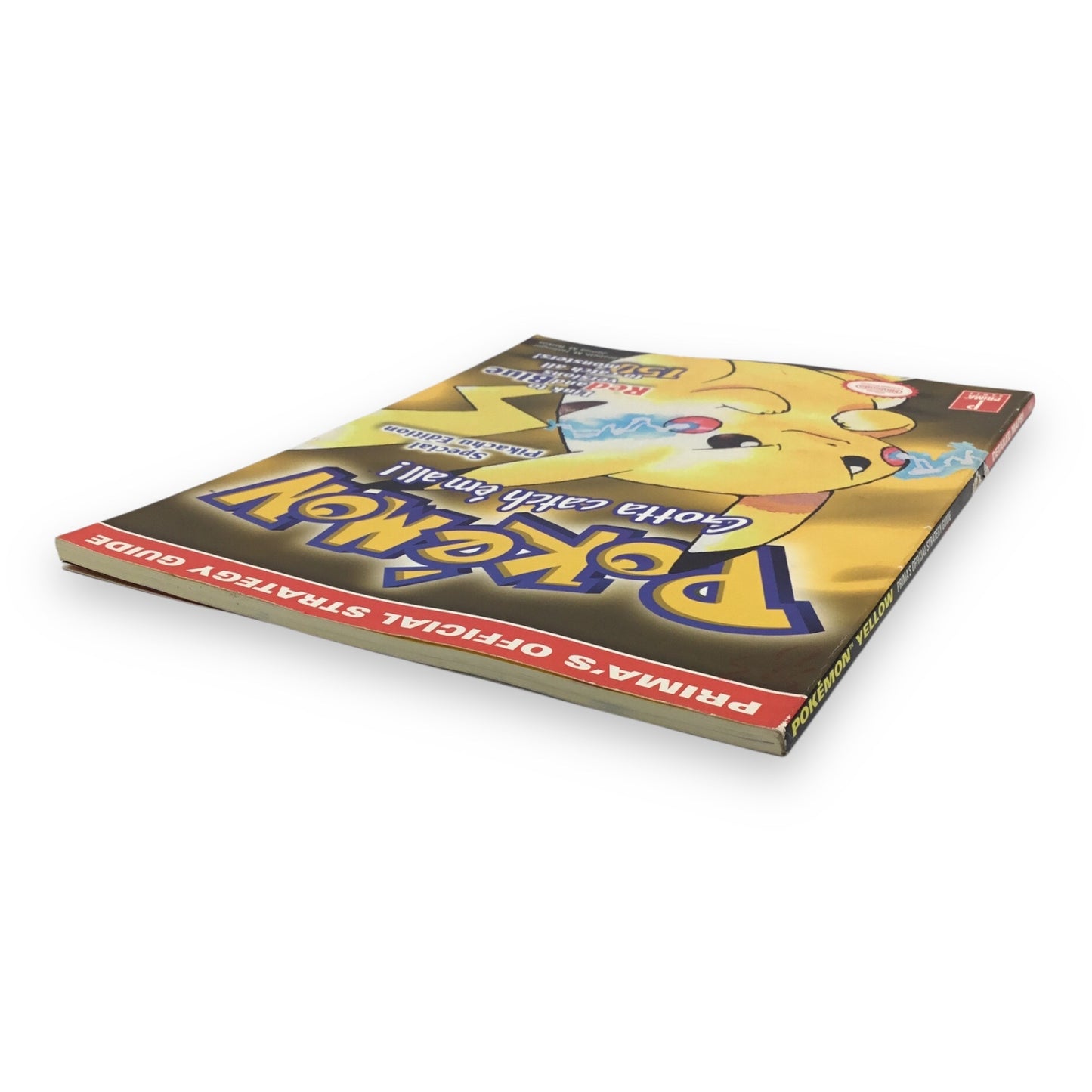Pokemon Yellow Official 1999 Prima Strategy Guide Pikachu Edition