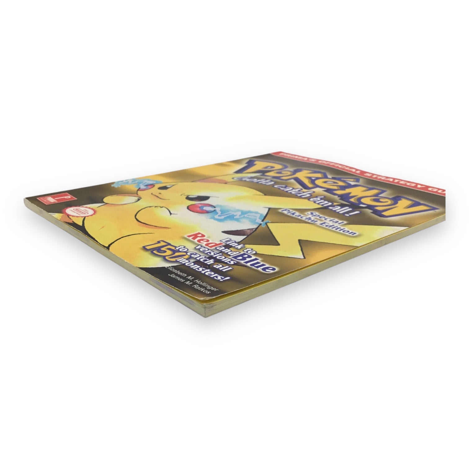 Pokemon Yellow Official 1999 Prima Strategy Guide Pikachu Edition