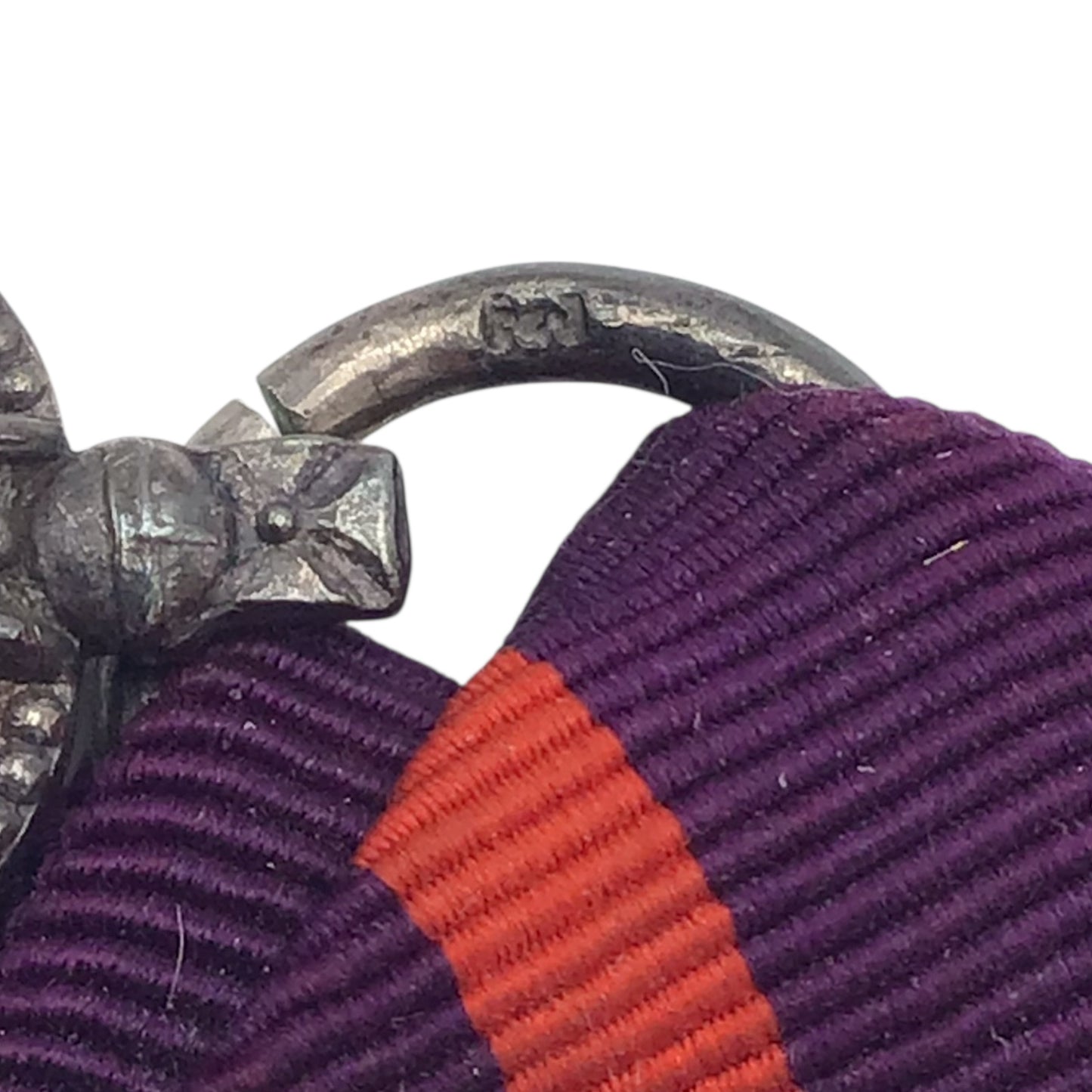 Post WW1 The Most Excellent Order of the British Empire Officer Medal First Type Stamped w/ Ribbon