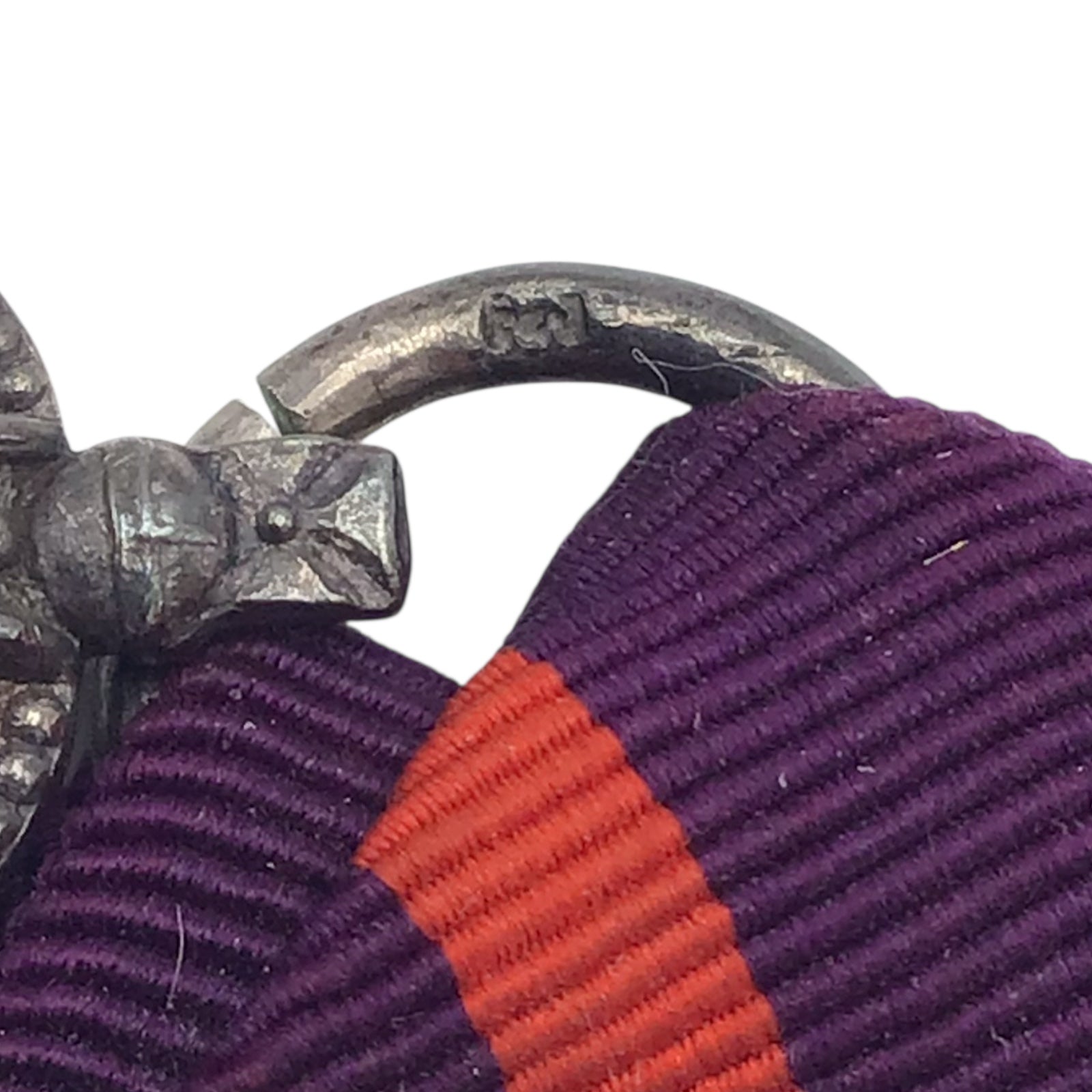 Post WW1 The Most Excellent Order of the British Empire Officer Medal First Type Stamped w/ Ribbon