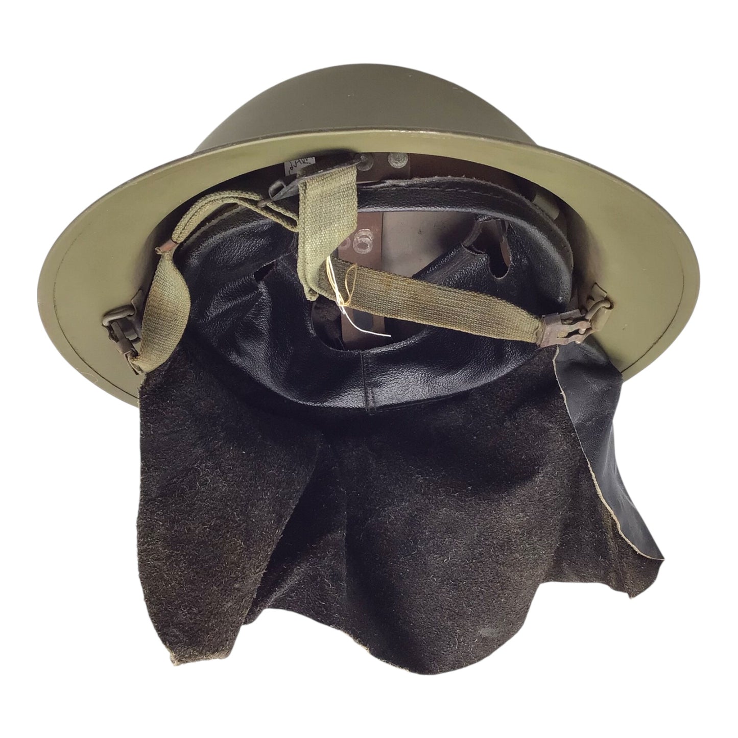 Post WW2 Dutch Brodie Helmet
