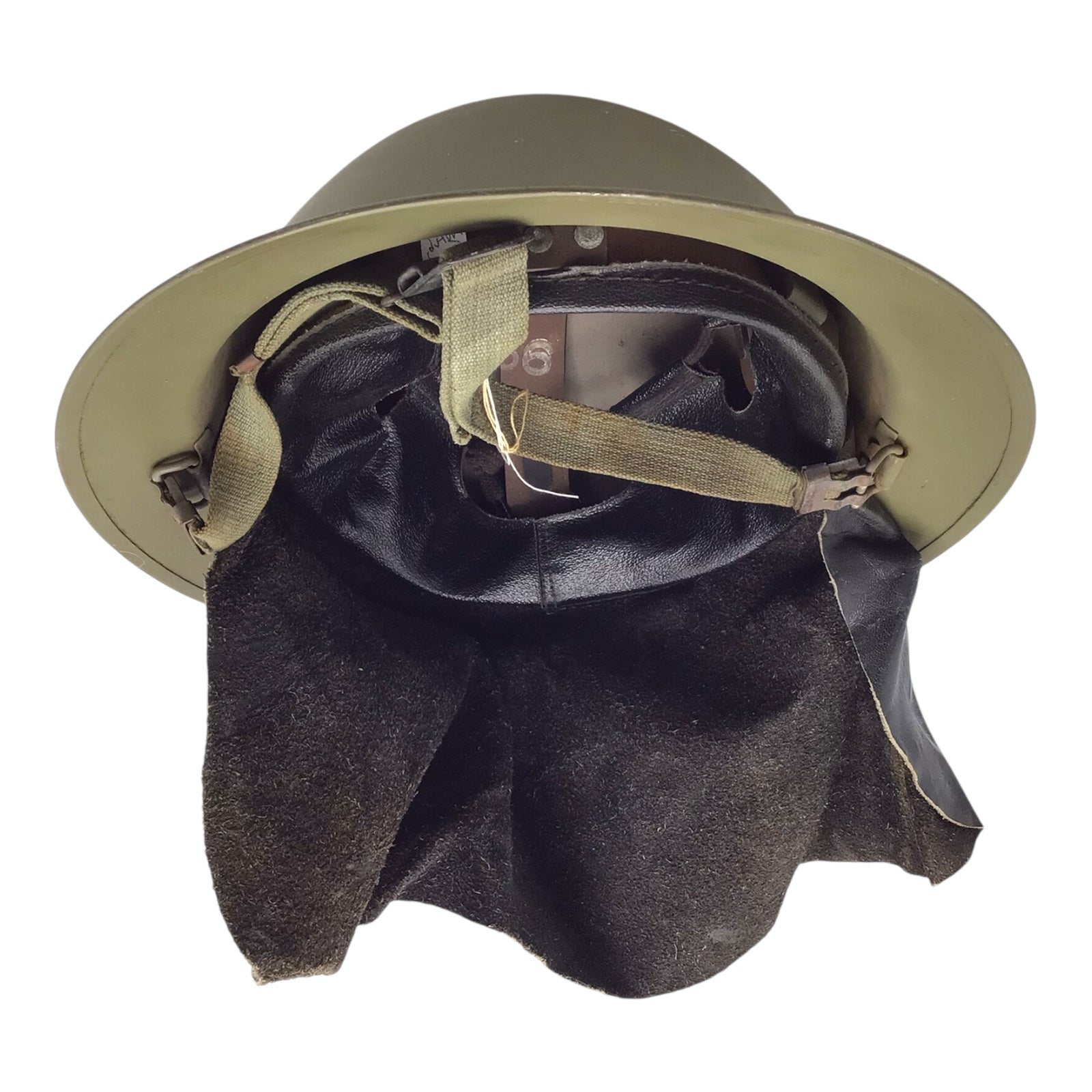 Post WW2 Dutch Brodie Helmet
