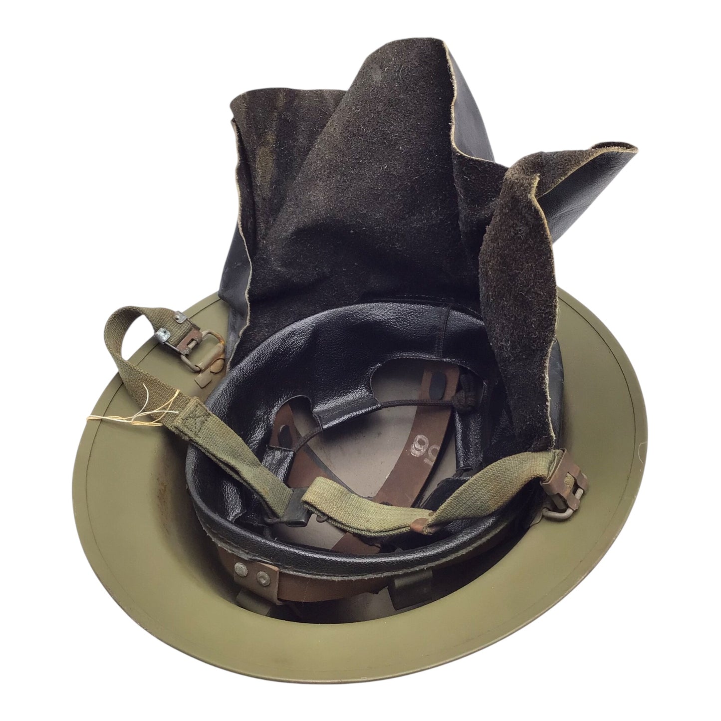 Post WW2 Dutch Brodie Helmet