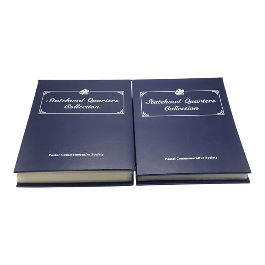 Postal Commemorative Society Statehood Quarters Collection Volumes 1 & 2