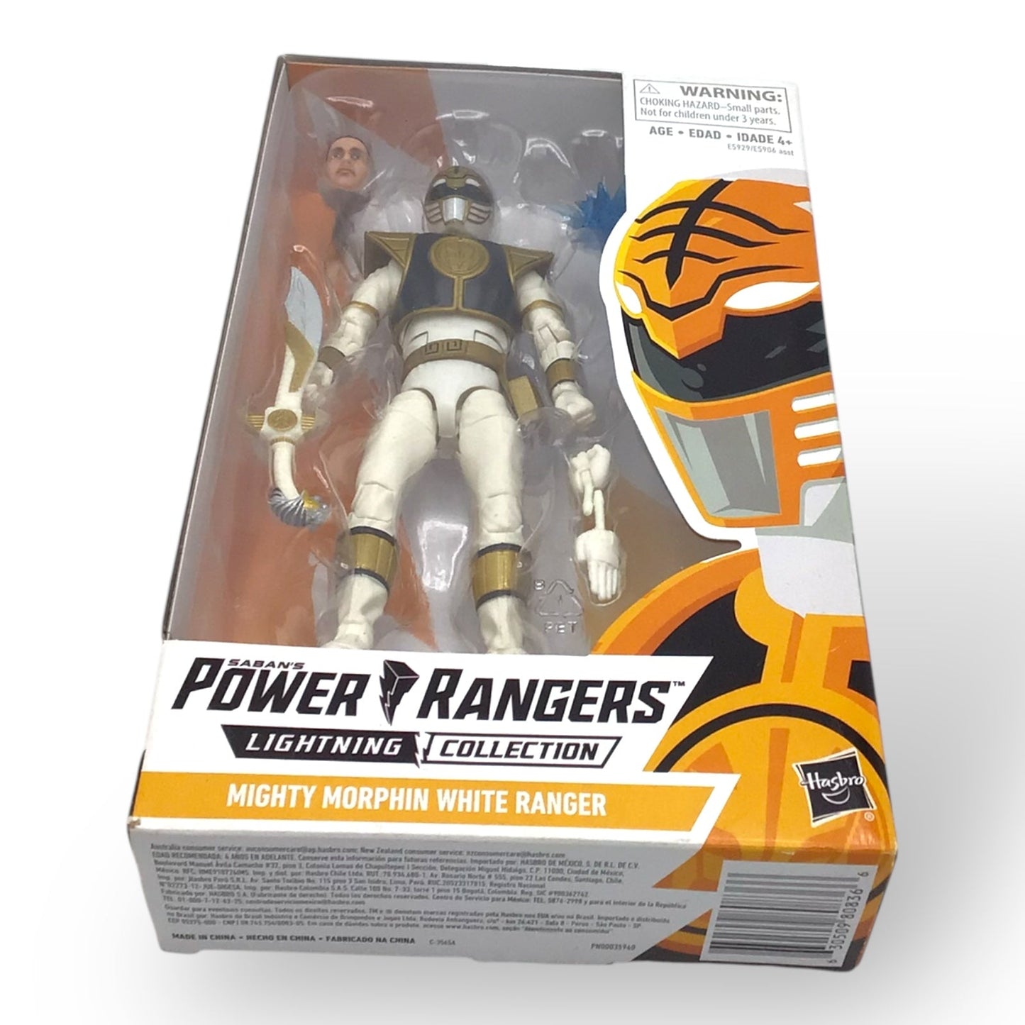 Power Rangers Lightning Collection Mighty Morphin White Ranger – Hasbro 2018 NIB