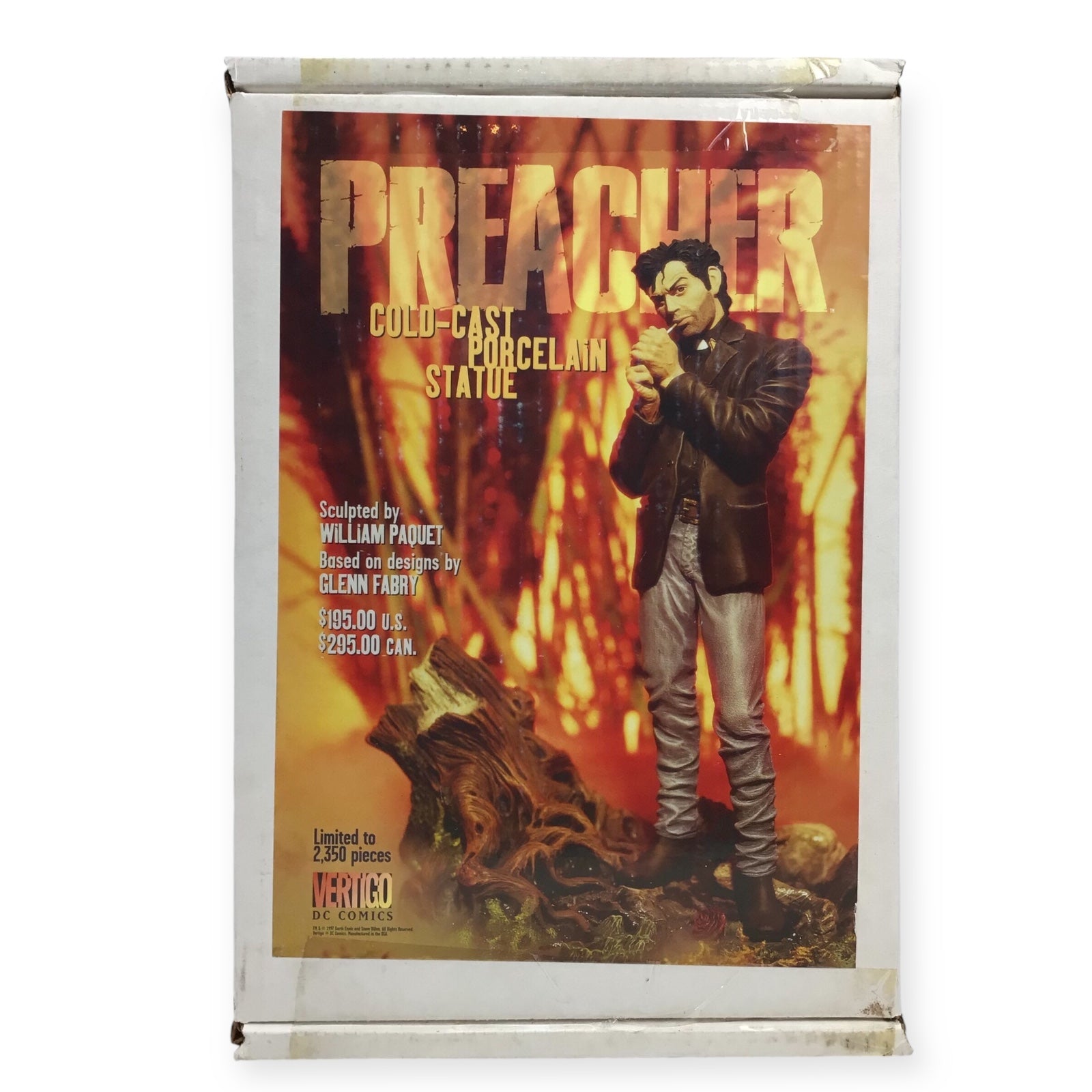 Preacher Cold-Cast Porcelain Statue - DC/ Vertigo 1997 - Limited Edition 1719/2350