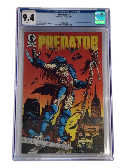 Predator #1 (1989) - CGC 9.4 - First appearance of Preator!