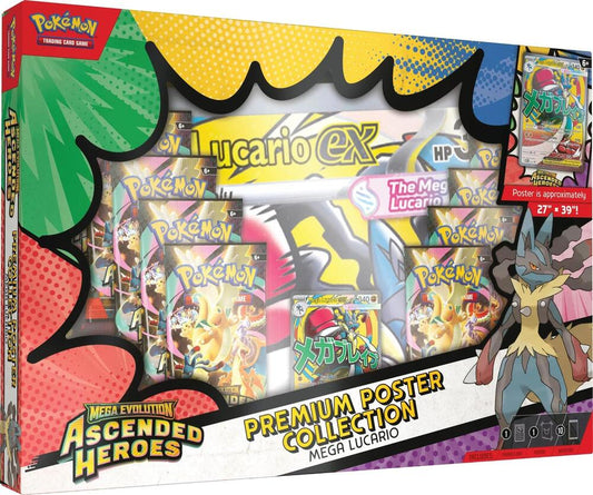 Premium Poster Collection: Mega Lucario - Pokemon Ascended Heroes - Mega Evolution