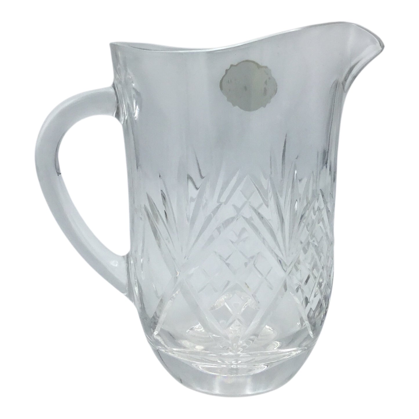 Prestige de Lorraine Etzel Crystal Water Pitcher – Hand Cut 24% Lead Crystal (With Original Box, Excellent Condition)