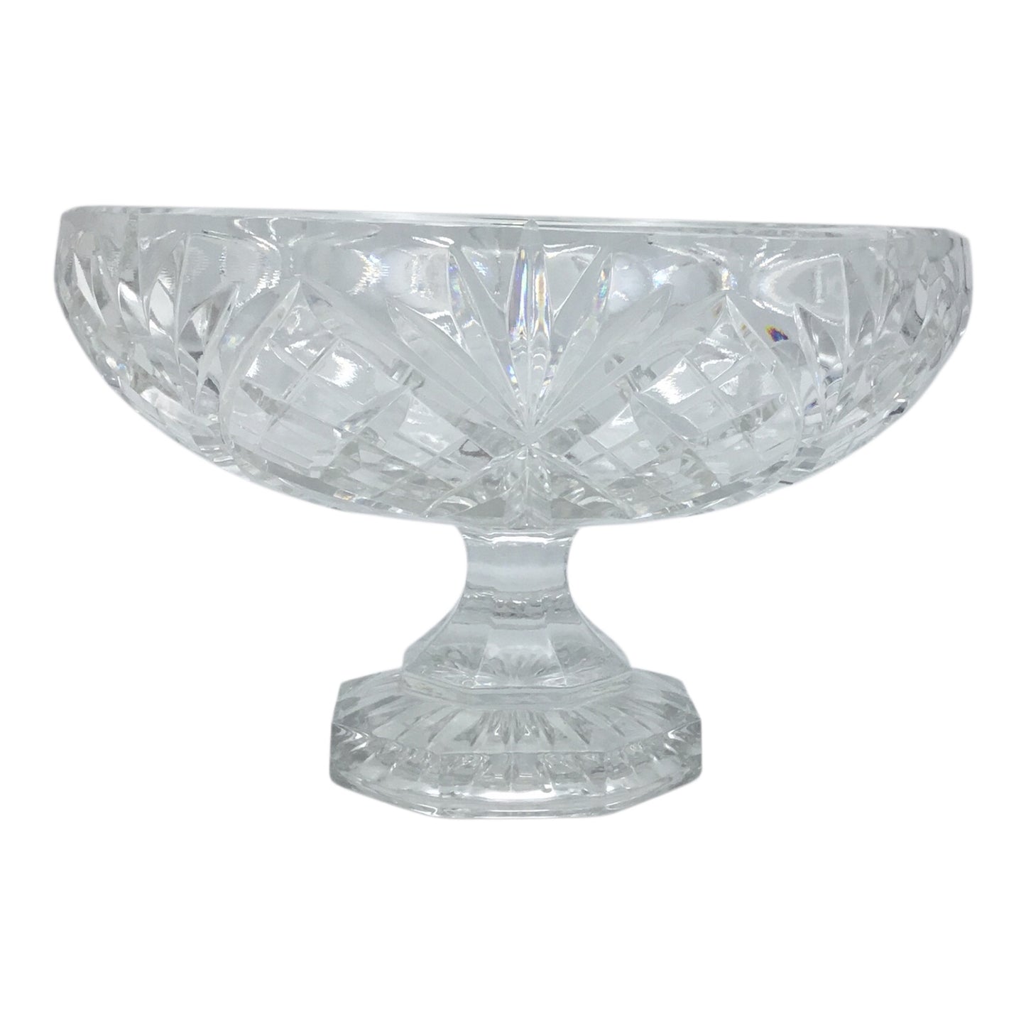 Prestige de Lorraine P.A.F. Crystal Footed Bowl – Hand Cut 24% Lead Crystal (With Original Box, Excellent Condition)