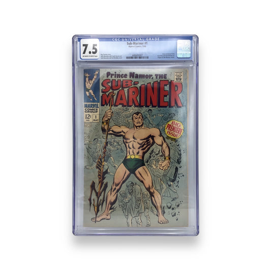 Prince Namor, The Sub-Mariner #1 - Big Premiere Issue! - Marvel 1968 - CGC 7.5