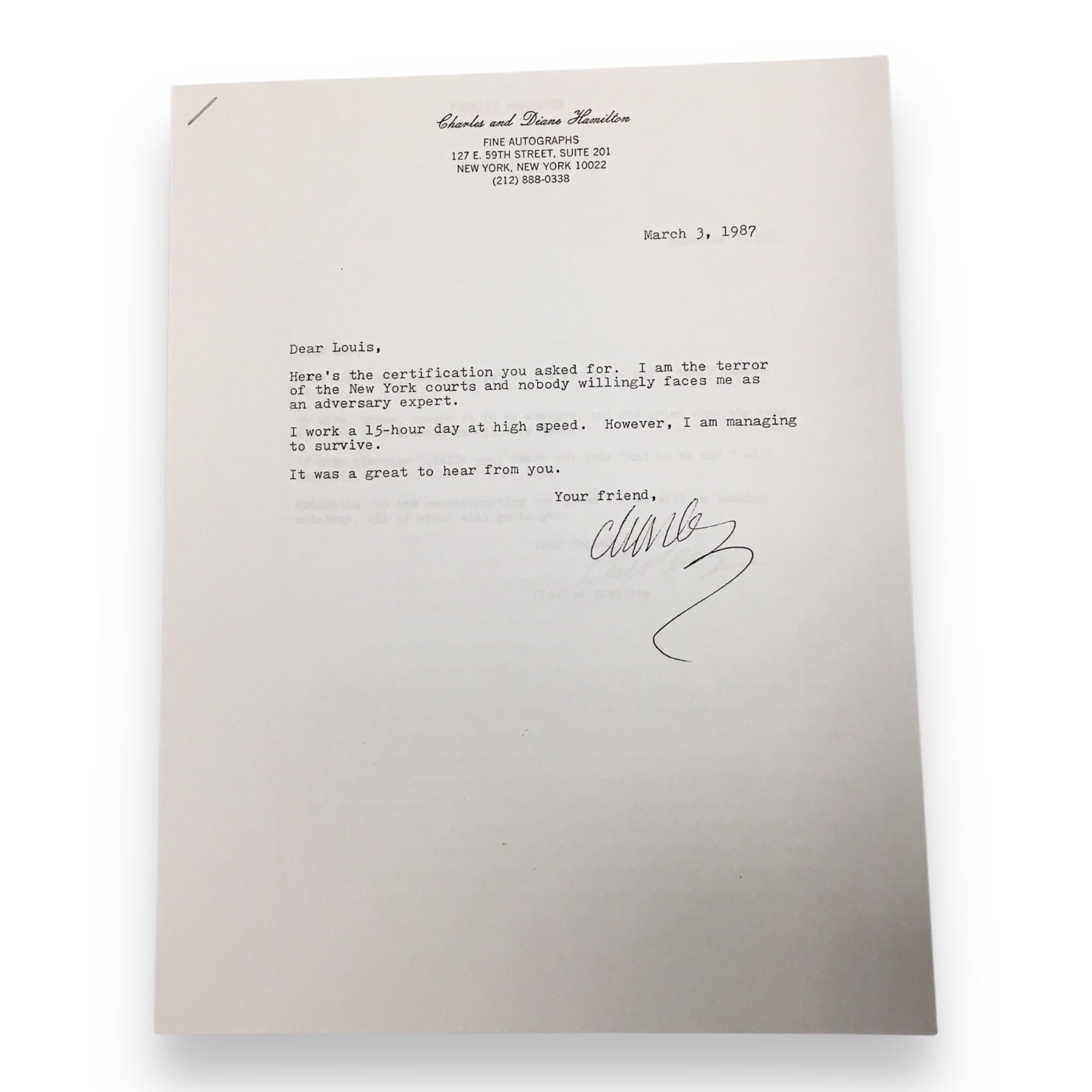 Queen Victoria Hair Clipping with Certificate of Authenticity