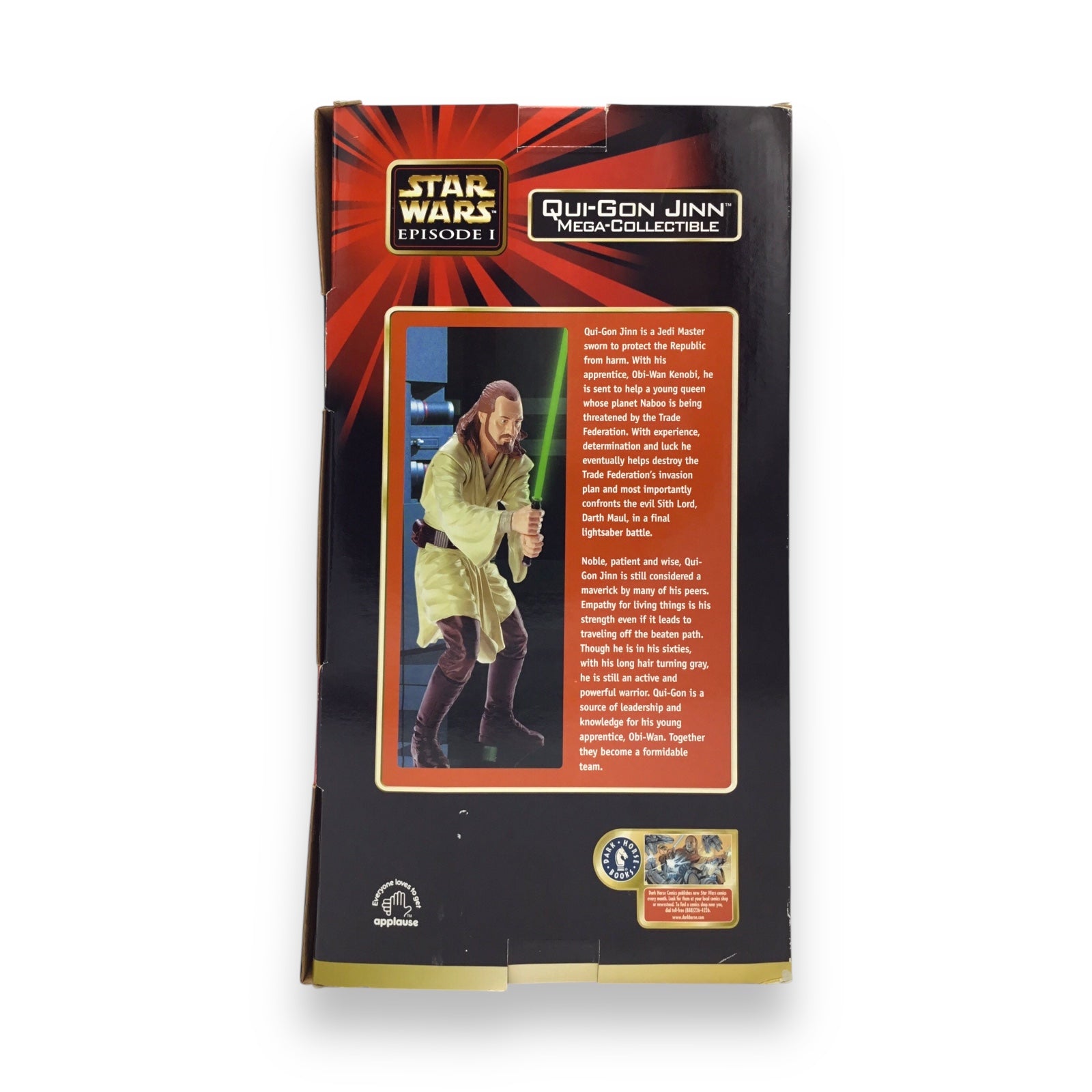 Qui-Gon Jinn Mega-Collectible Star Wars Episode I Applause Figure