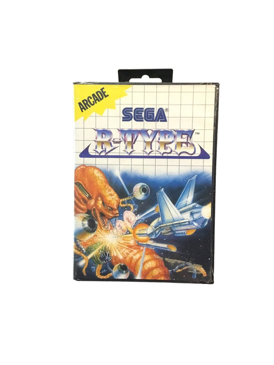 R-Type for Sega Master System Complete w/Hang Tab! US Version! Authentic Sealed
