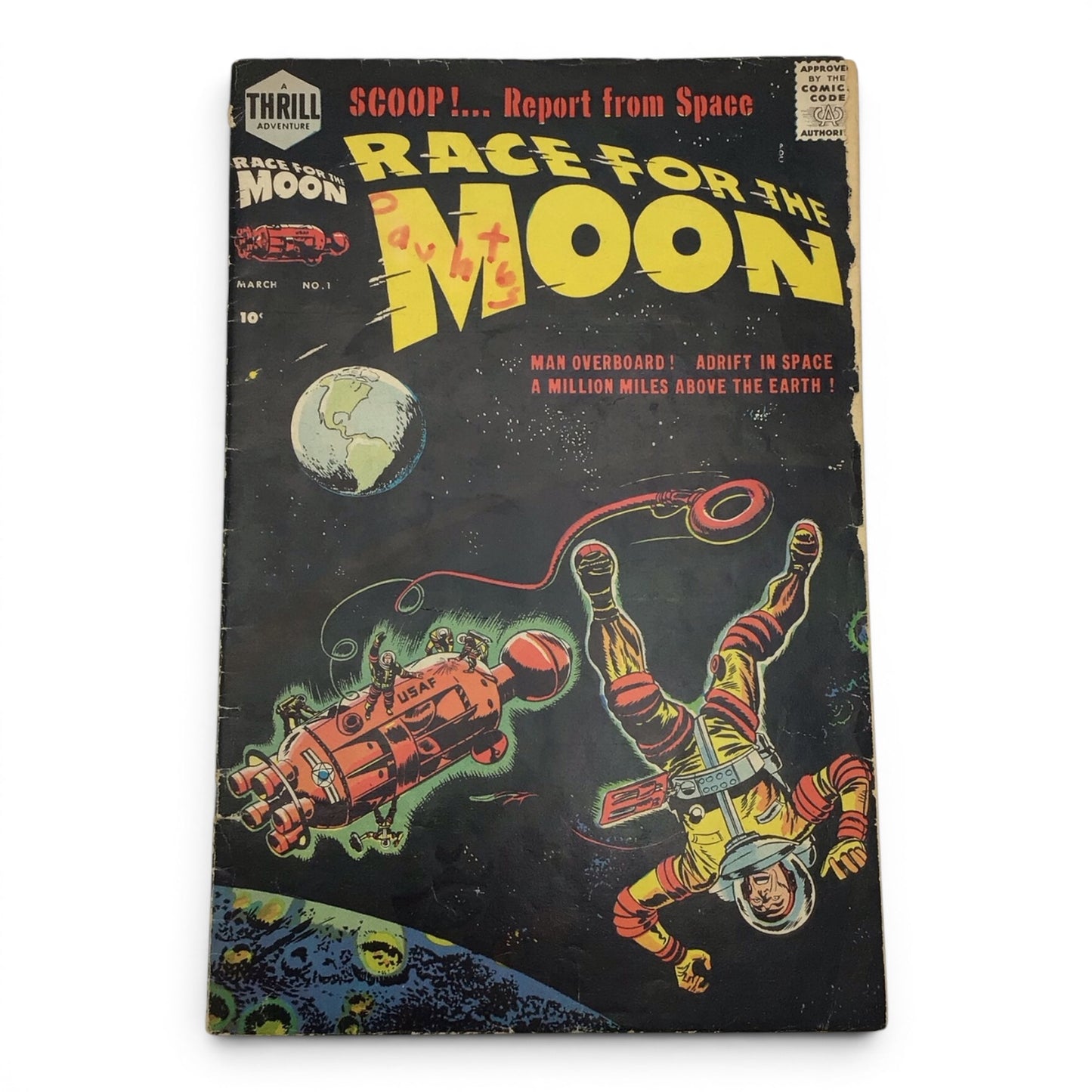 Race For The Moon #1 (1957) - Fair/Good Condition