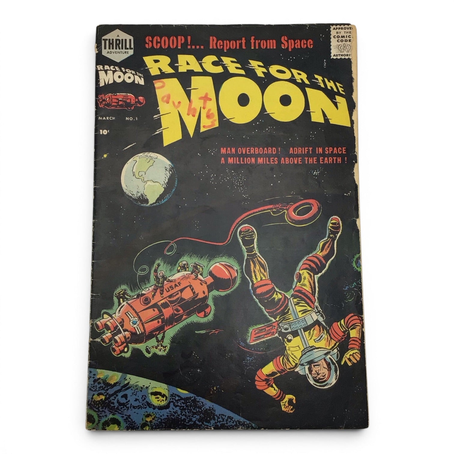 Race For The Moon #1 (1957) - Fair/Good Condition