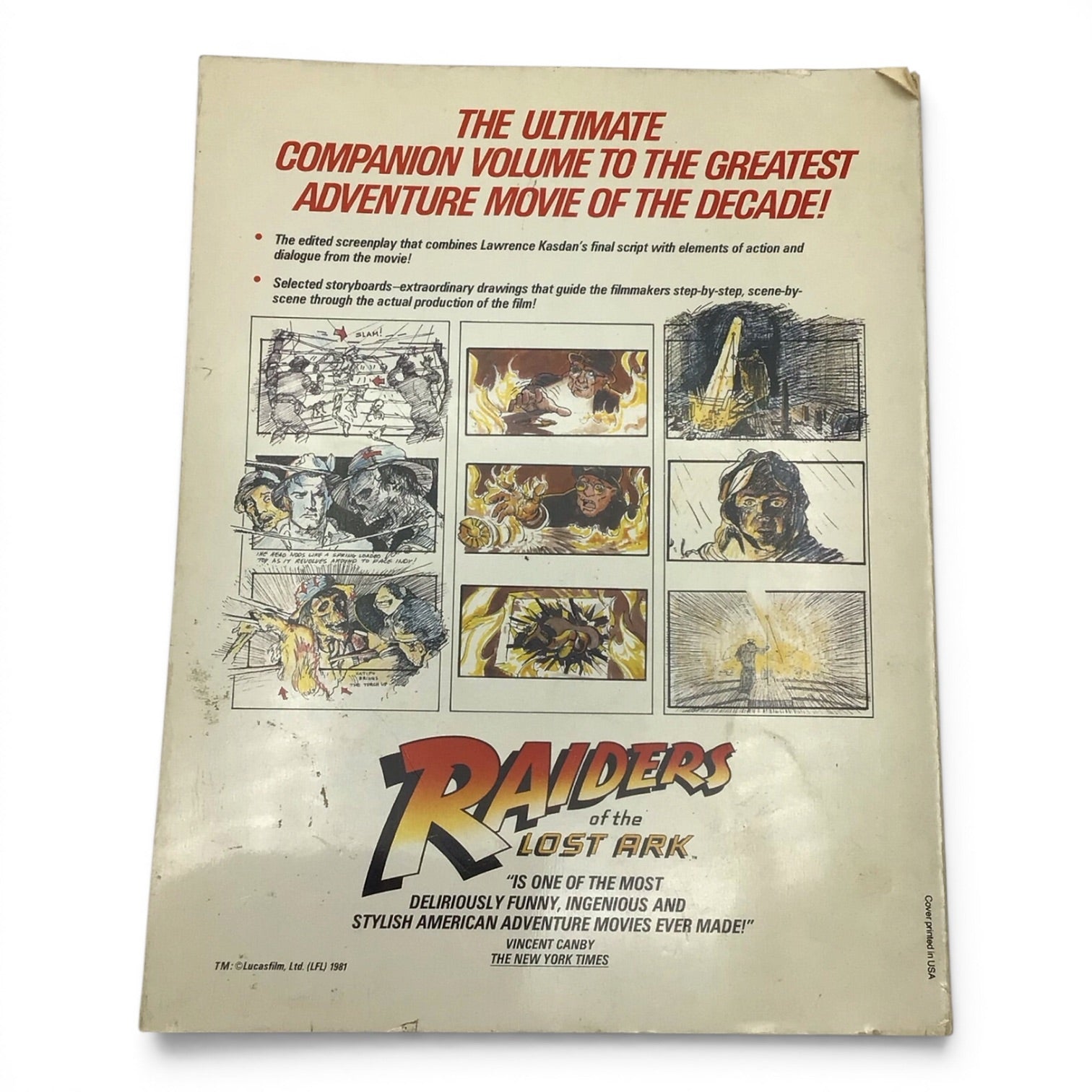 Raiders of the Lost Ark: The Illustrated Screenplay