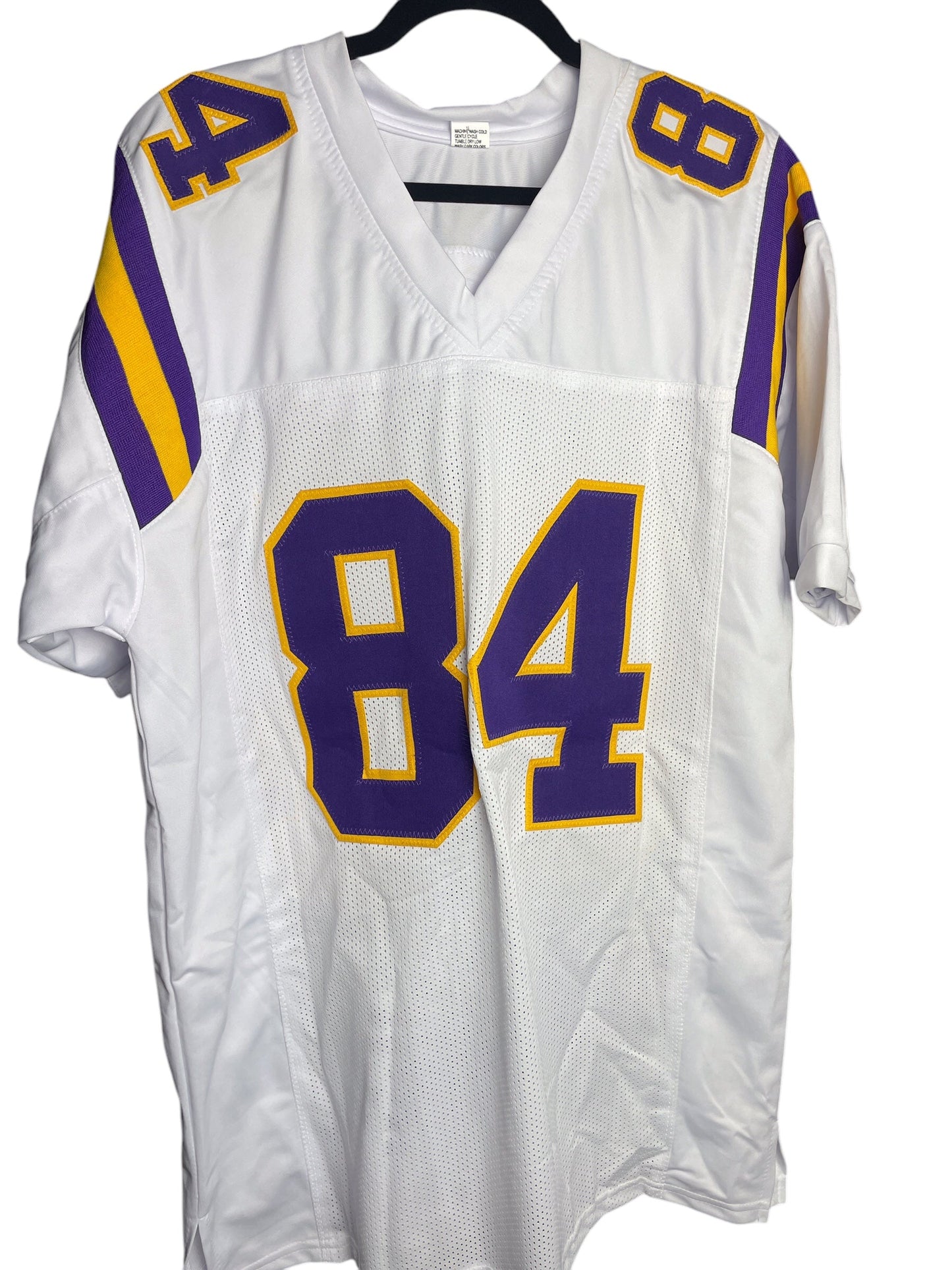 Randy Moss Signed Minnesota Viking Career Highlight Stat Jersey (Beckett Cert)